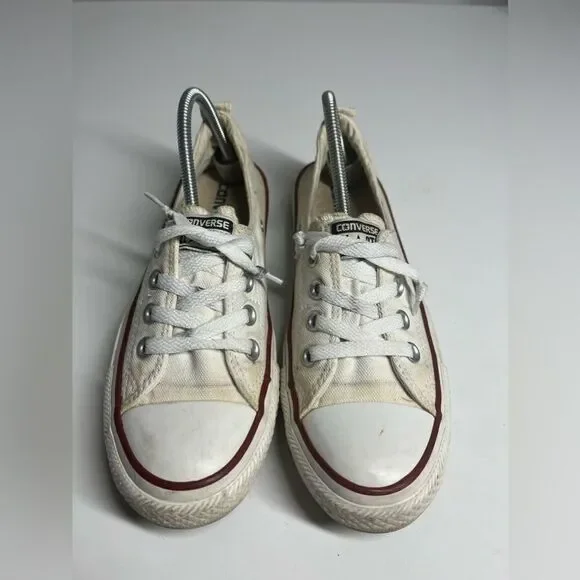 Converse Shoreline Slip-On Shoe Womens 7 White Chuck Taylor 537084F Sneaker - Picture 2 of 9